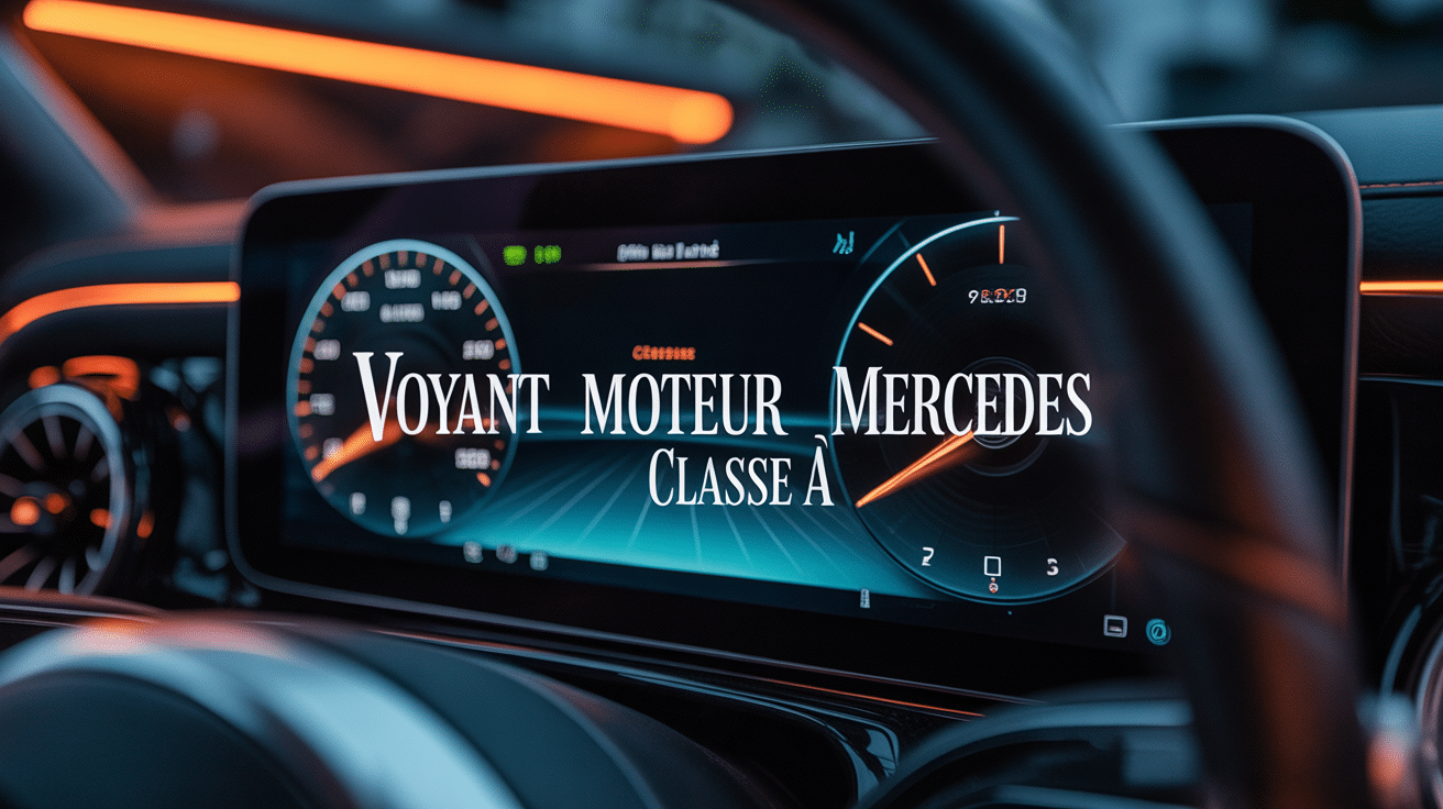 voyant moteur mercedes classe a tableau de bord orange