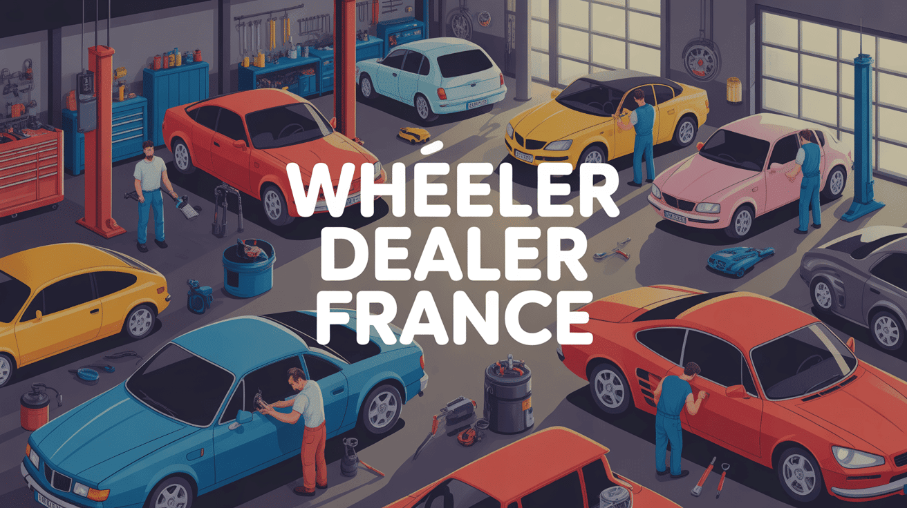 wheeler dealer france annonce voiture à vendre illustration garage