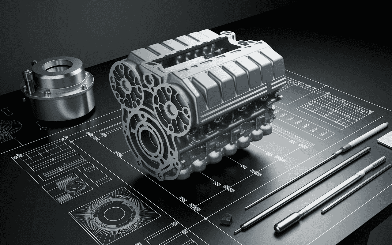 Cylindre fonte kit 70 bidalot am6 sur table technique