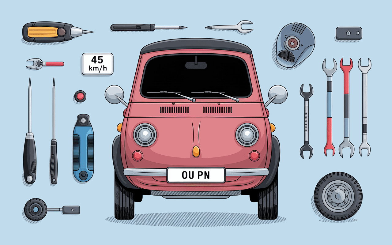 Schéma débridage Citroën Ami moteur