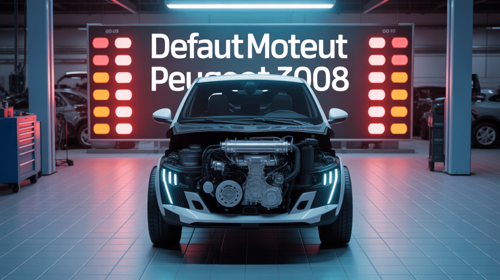 defaut moteur 3008 illustration tableau bord