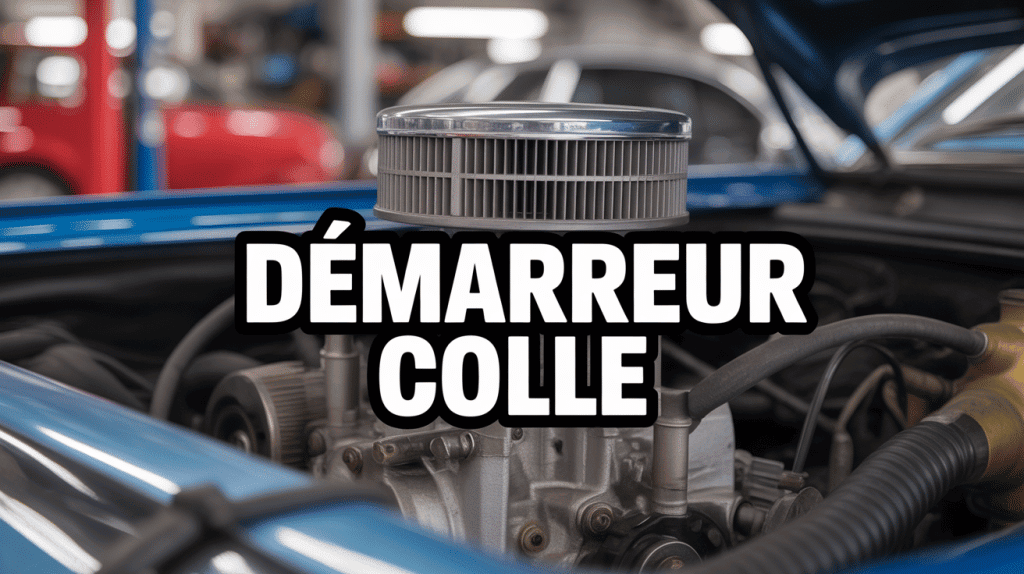 demarreur qui colle coupe moteur avec etincelles