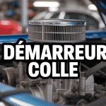 demarreur qui colle coupe moteur avec etincelles