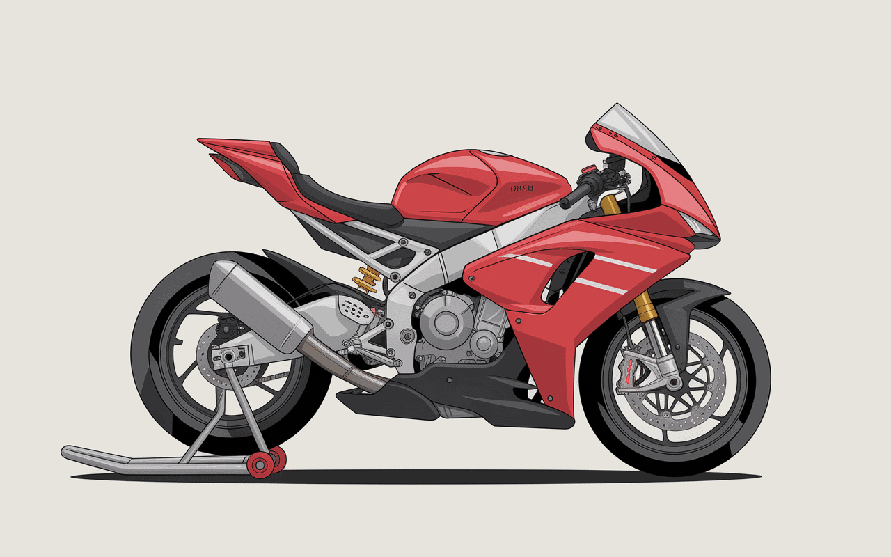 emplacement regulateur de tension ducati 916 st4 de 2000 sur chassis