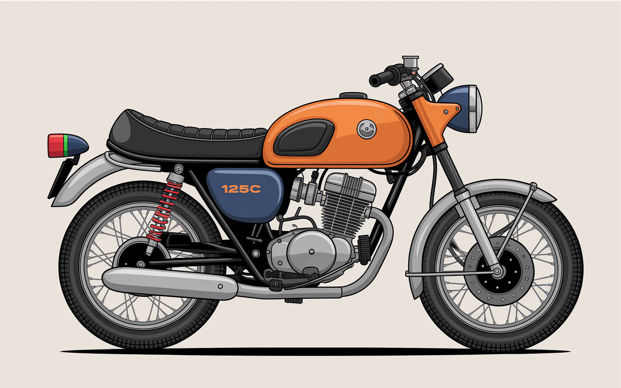 fantic caballero 125 débridage vue moteur et electronique