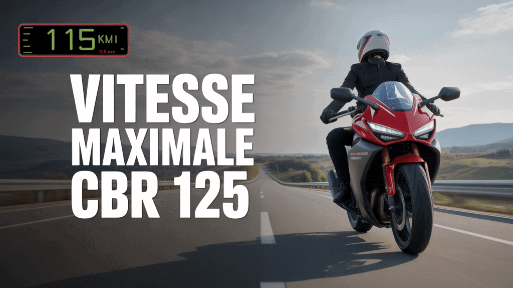 honda cbr 125 vitesse max compteur premier plan