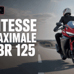 honda cbr 125 vitesse max compteur premier plan