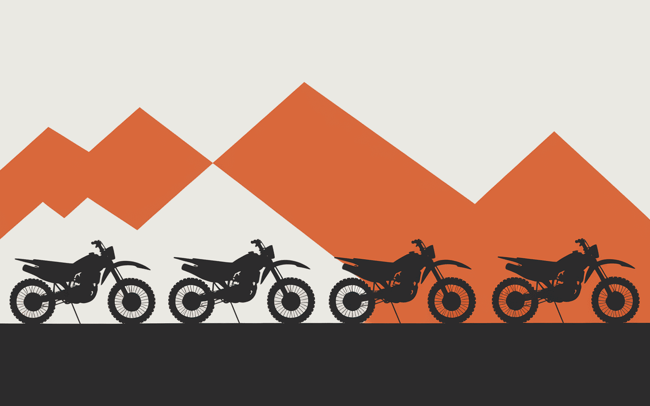 Honda HM histoire motos enduro tout terrain