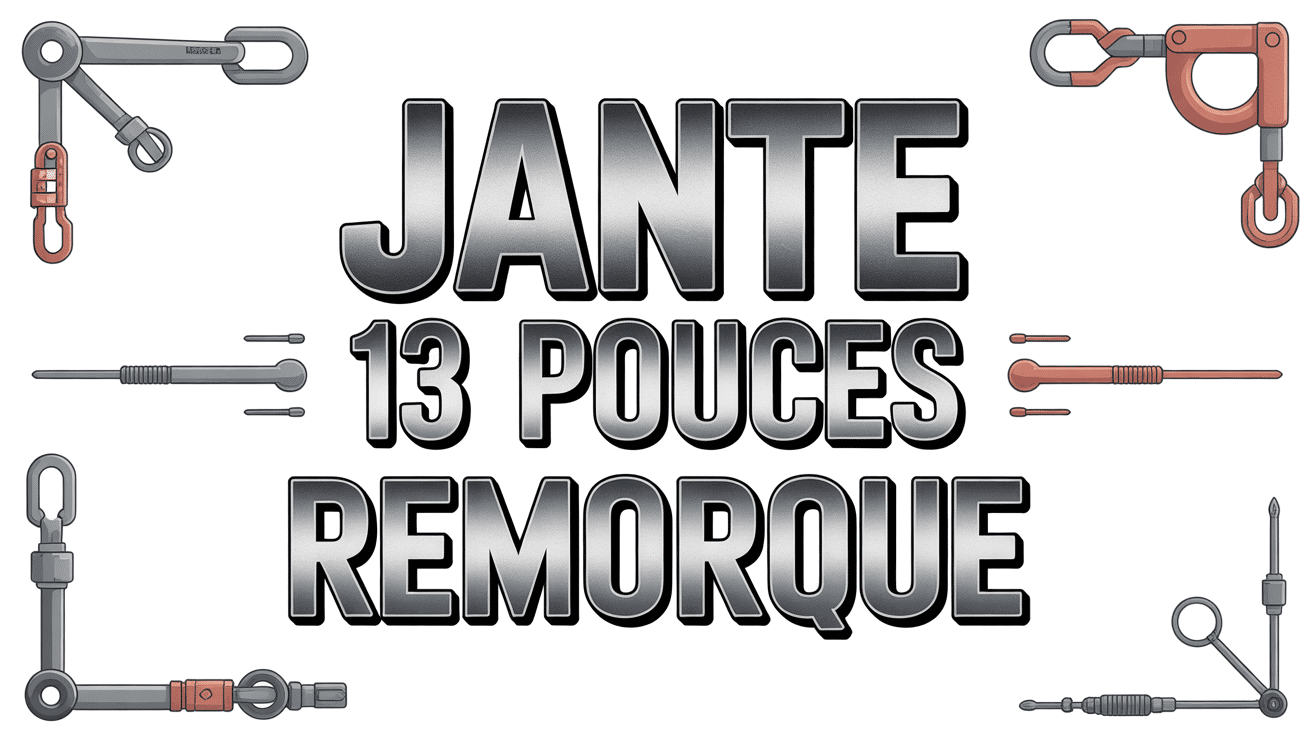 jante 13 pouces remorque metallique sur fond blanc