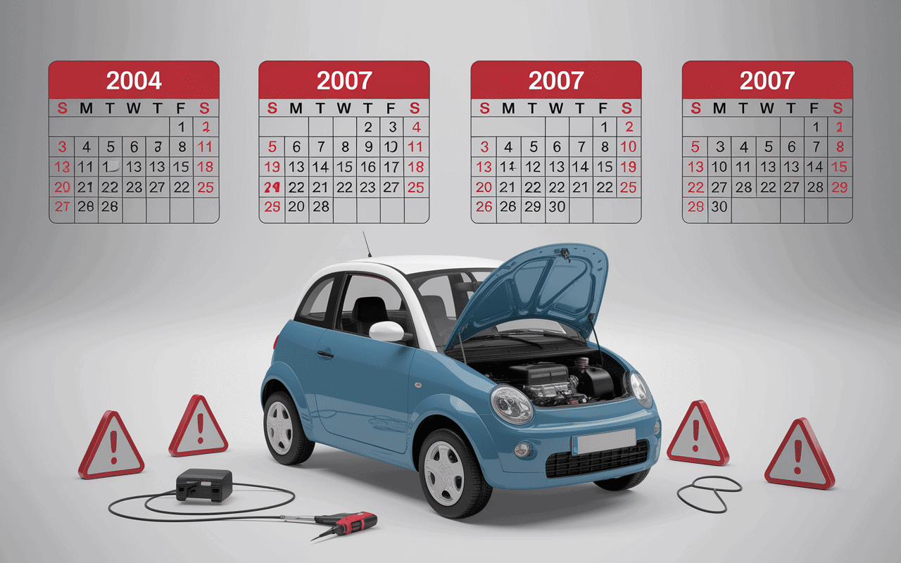 Modus modèle à éviter années 2004 2007 panne