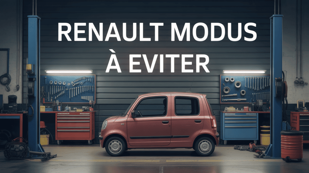 Modus modèle à éviter devant garage panneau alerte