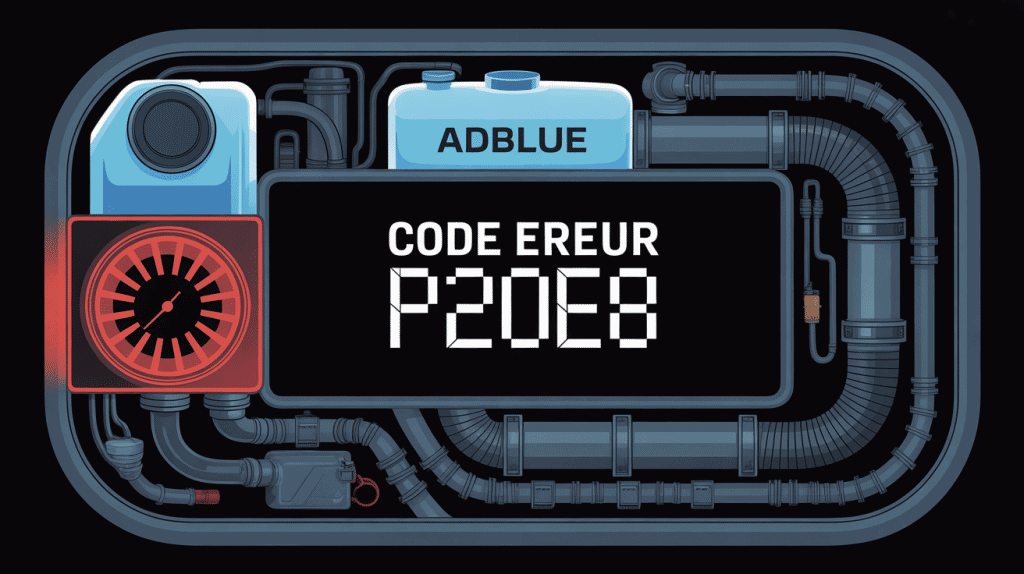 p20e8 code erreur voyant moteur adblue