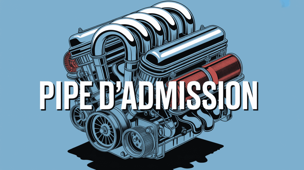 Vue coupe moteur pipe dadmission