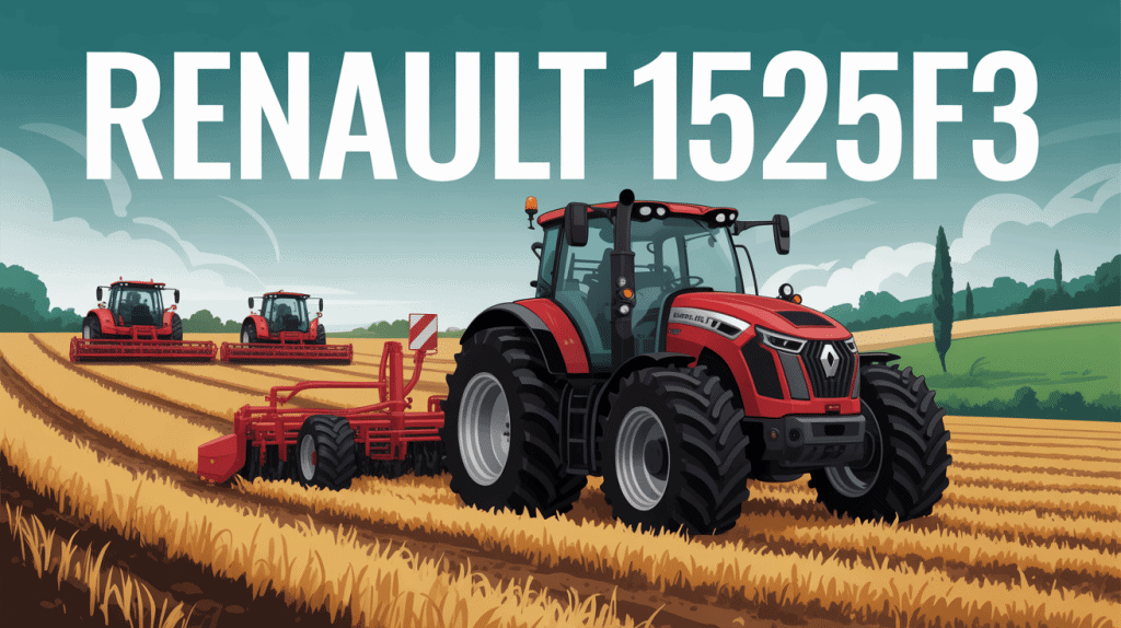 renault 1525f3 tracteur robuste champ