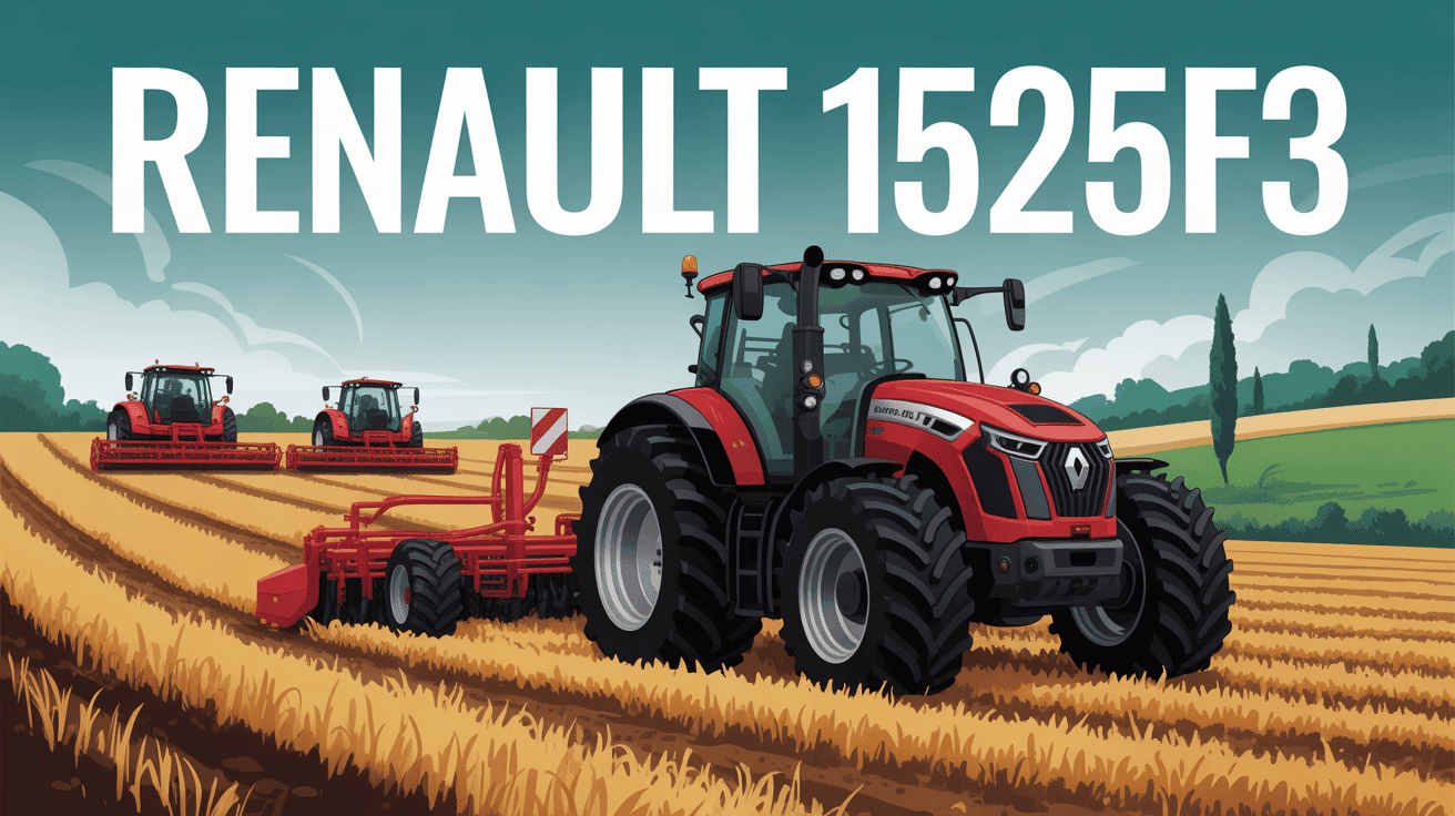 renault 1525f3 tracteur robuste champ