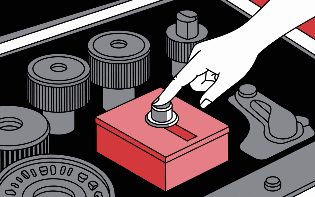 main montre vis de ralenti moteur