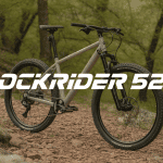 rockrider 520 vtt sur sentier forestier décor naturel