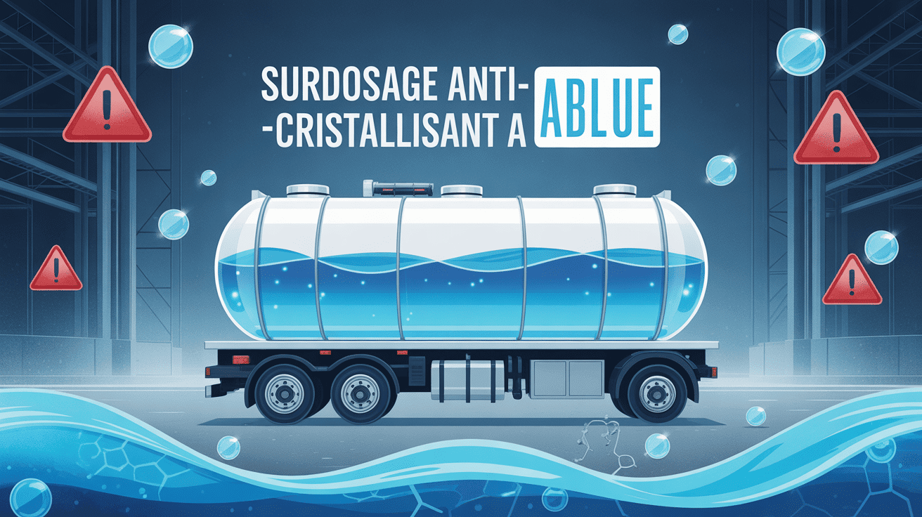 Surdosage anti-cristallisant AdBlue réservoir symbole alerte