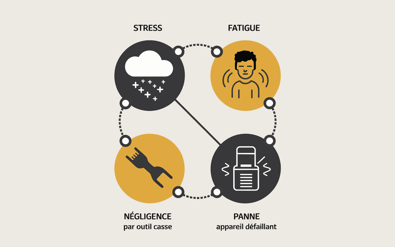 Tout tombe en panne autour de moi cercle vicieux causes pannes