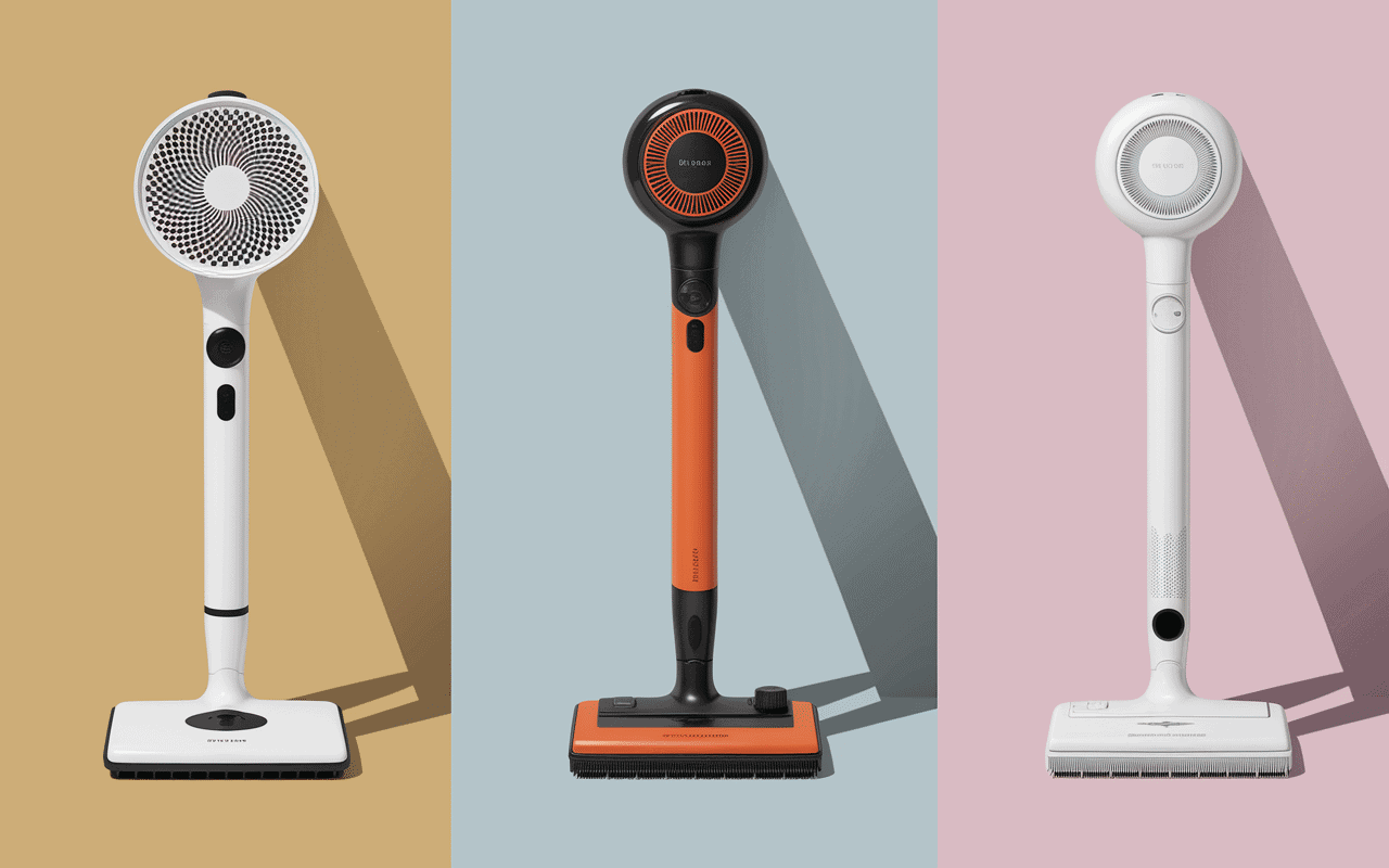 différents aspirateurs pour voiture alignés