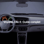 Tableau de bord avec voyants Clio 4