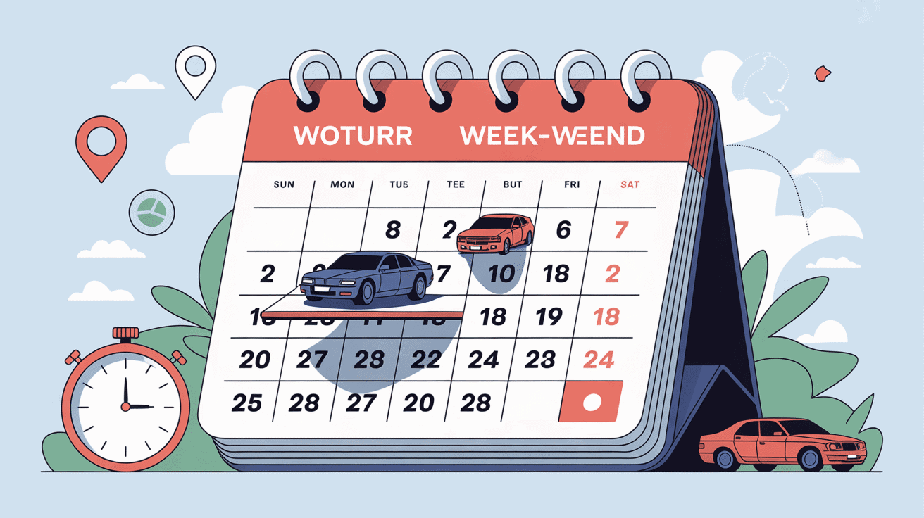 Calendrier géant portes ouvertes voitures ce week-end 2024