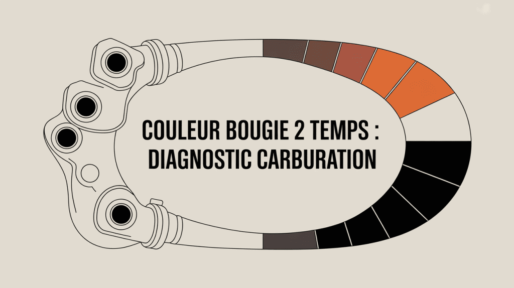 Gros plan couleurs bougie 2 temps brun blanc noir