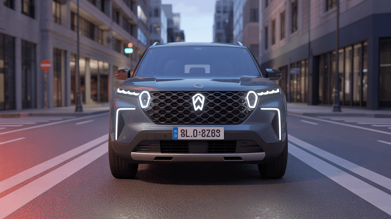 ford everest 2024 vue avant grille hexagonale phares led