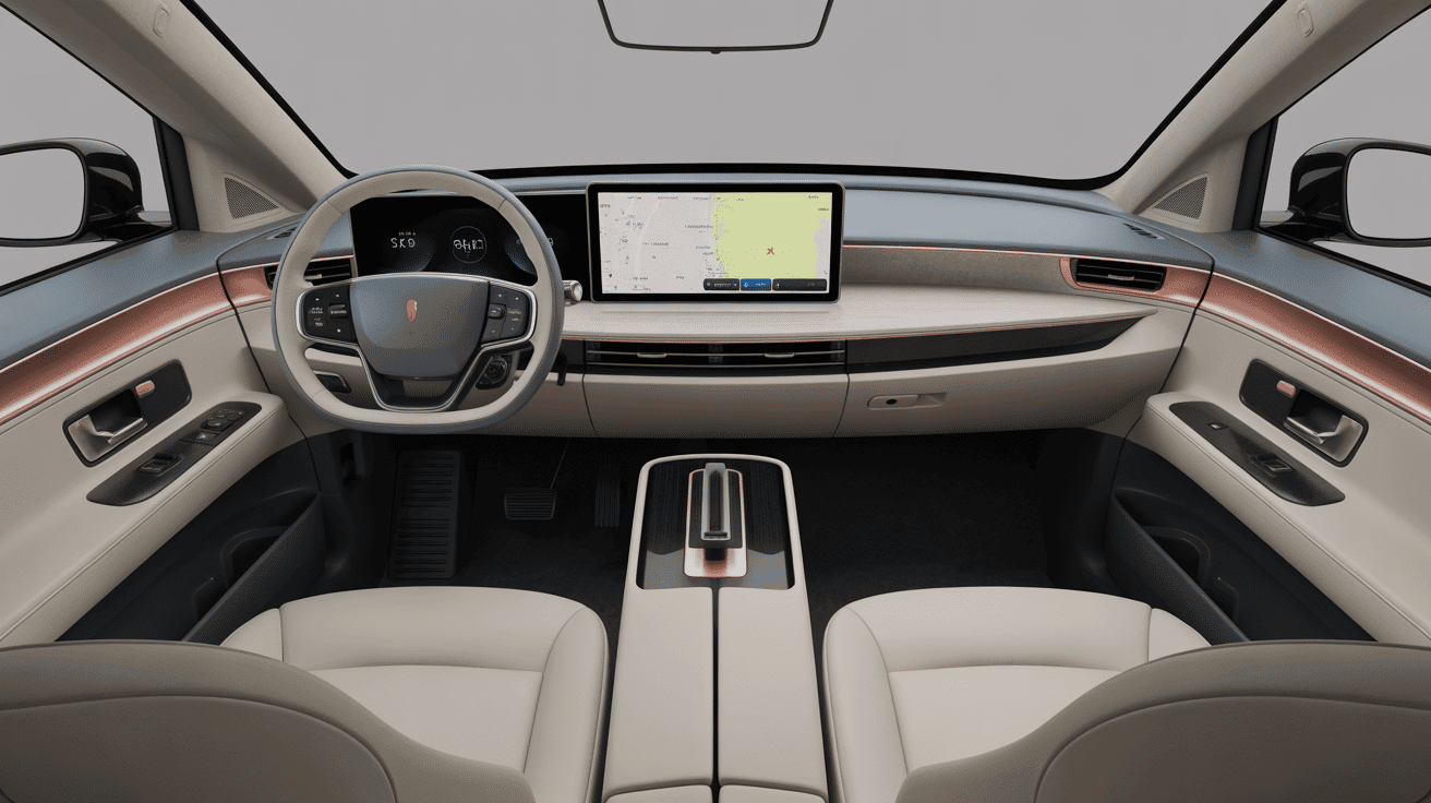 ford everest 2024 écran tactile intérieur cuir premium
