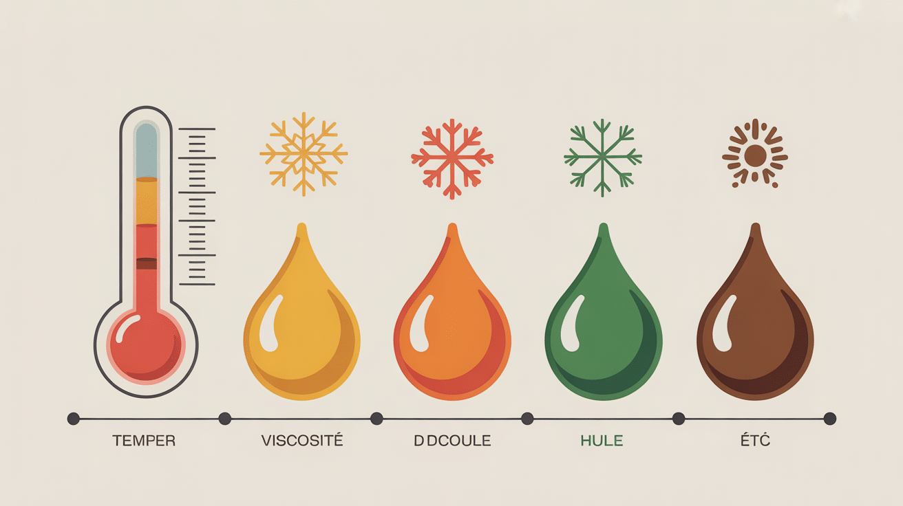 huile sae 30 ou 15w40 viscosite comparaison hiver été