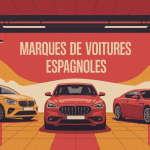 Panorama marques de voiture espagnol dans garage contemporain