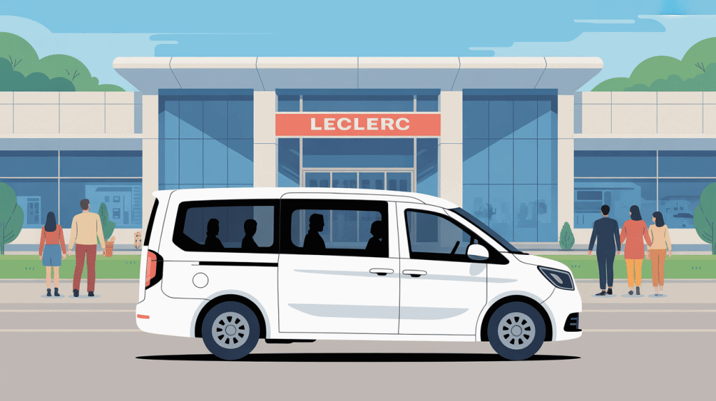 tarif location minibus 9 places leclerc devant centre commercial