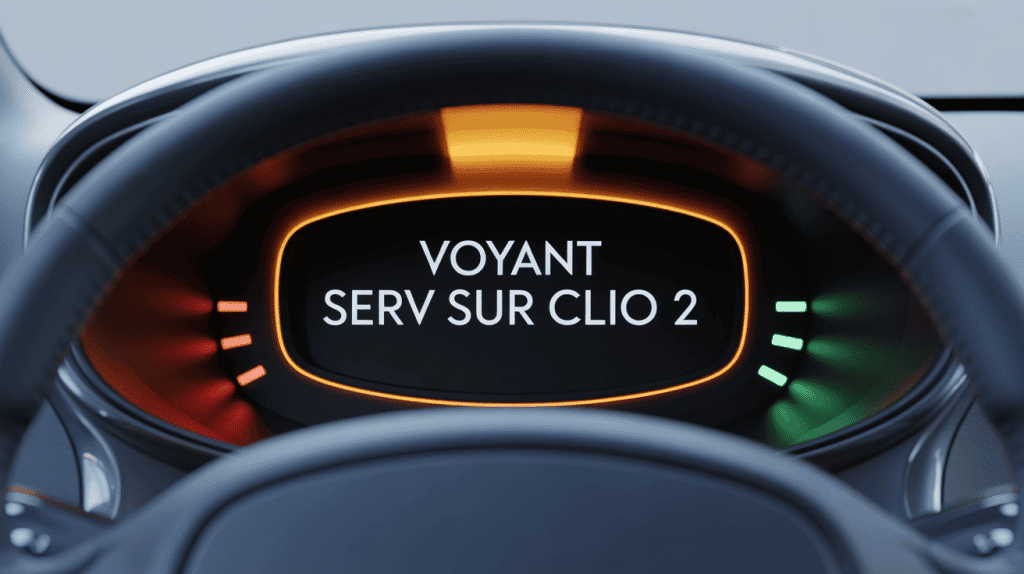 voyant serv clio 2 allumé sur tableau de bord