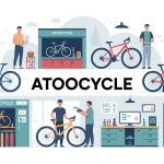 Illustration secteur vélo professionnel atoocycle