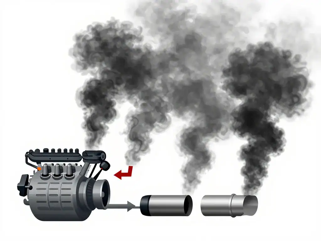 diagramme blacks smokes origine moteur échappement