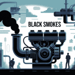 illustration blacks smokes moteur échappement ambiance diagnostic