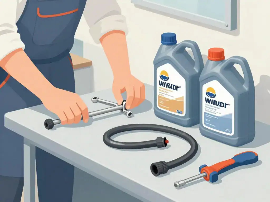 combien de temps pour changer une durite de refroidissement préparation outils garage