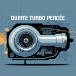 Illustration durite turbo percée sur moteur auto