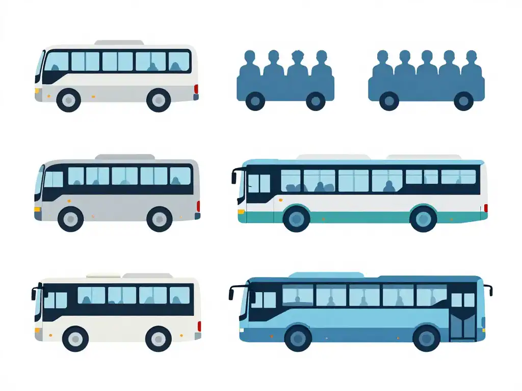 diagramme des modèles pour le nombre de place dans un bus