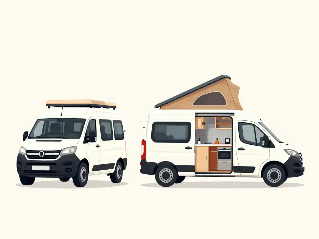 prix camping-car Dacia transformation du van au mini camping-car