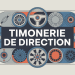 timonerie de direction éléments mécaniques volant roues