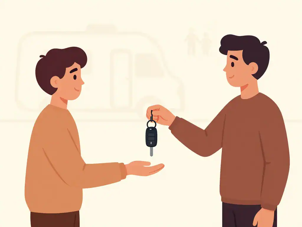 vente camping-car cause décès divorce organisation vente image