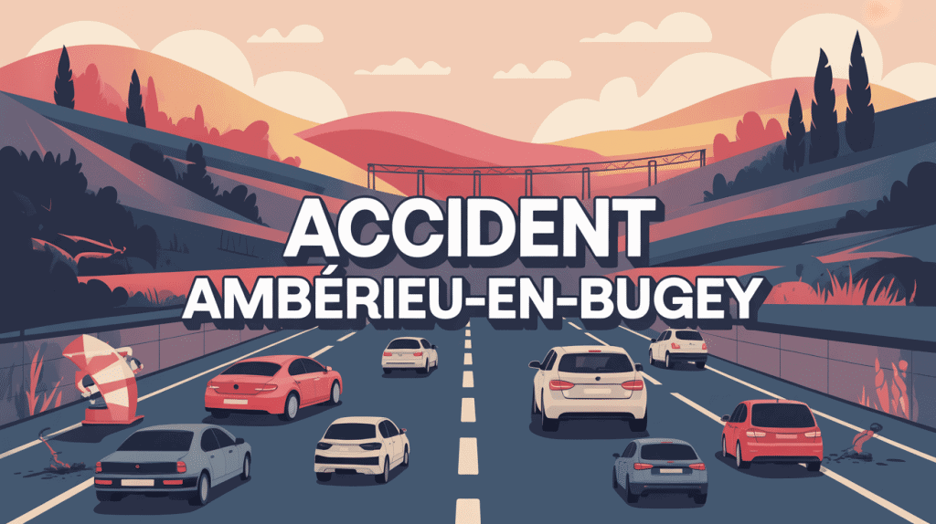 accident ambérieu en bugey image vectorielle routes et gares