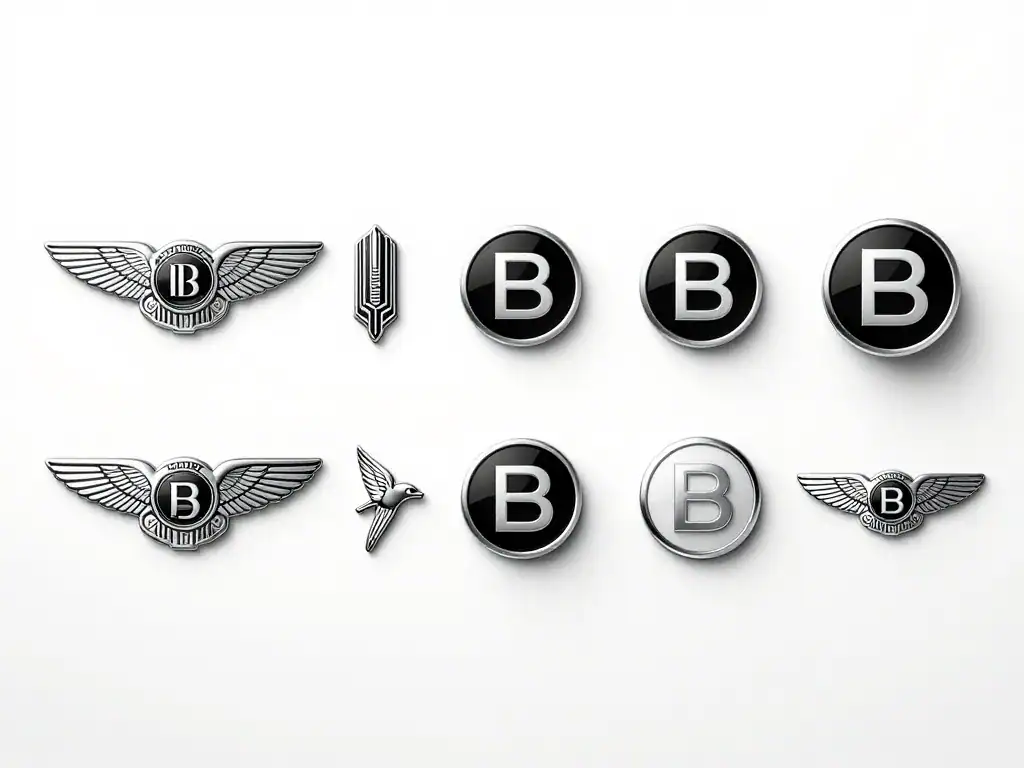 bentley logotipo evolution design historique moderne