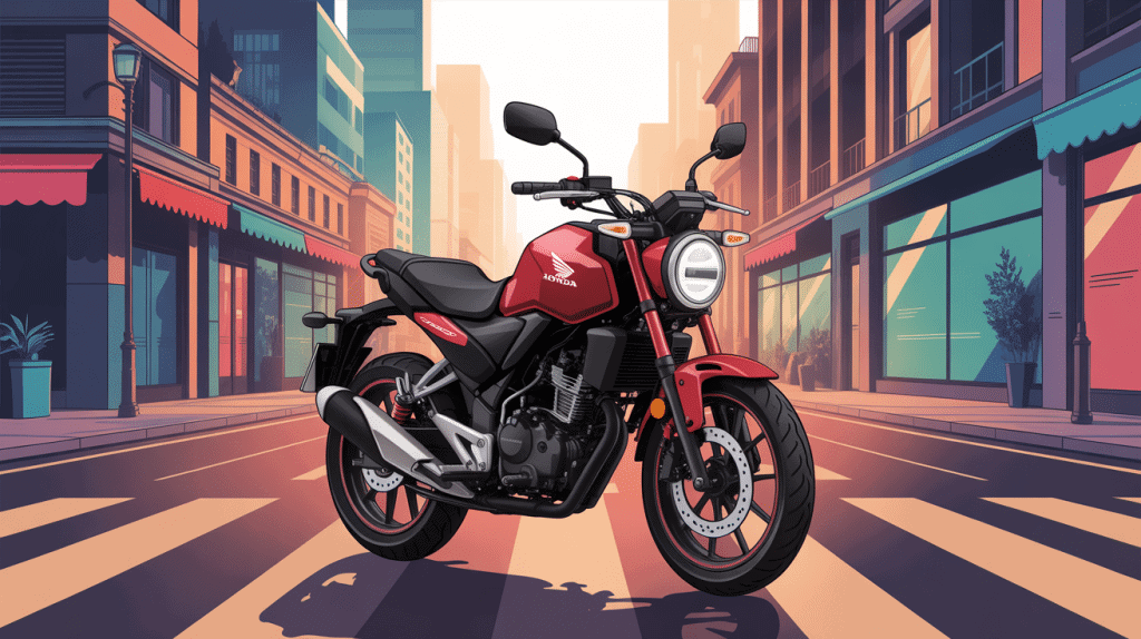 cb125rs mise en valeur style neo retro urbain