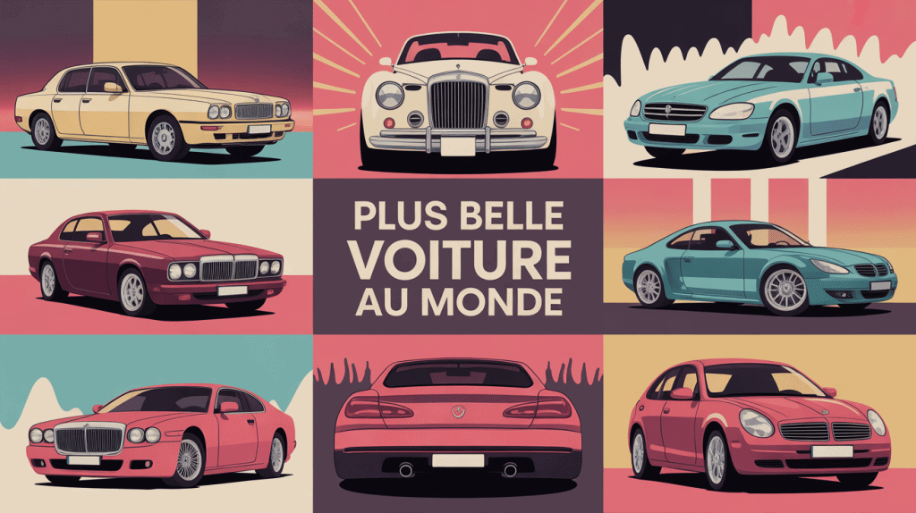 La plus belle voiture au monde, composition artistique multi-époques