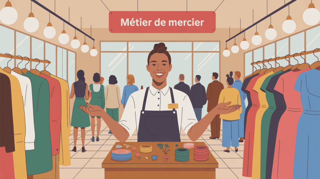 illustration métier mercier espace moderne