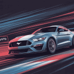 mustang gtd vue sportive et aérodynamique sur circuit