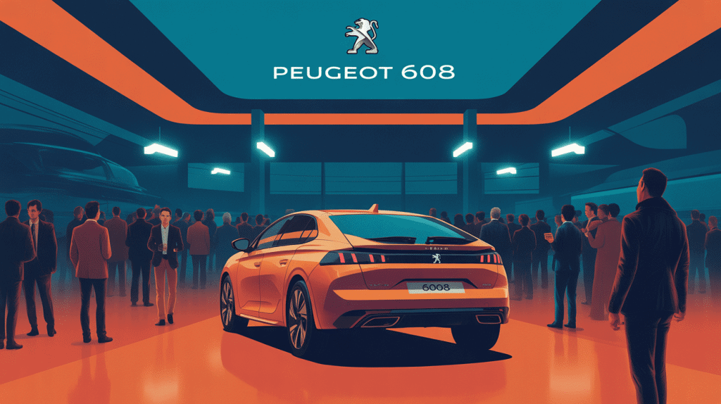 illustration centrale du mythe peugeot 608