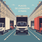 scène place livraison paris véhicules utilitaires
